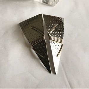 Cathlyn Artisan 14k Gold Sterling Modern Earrings